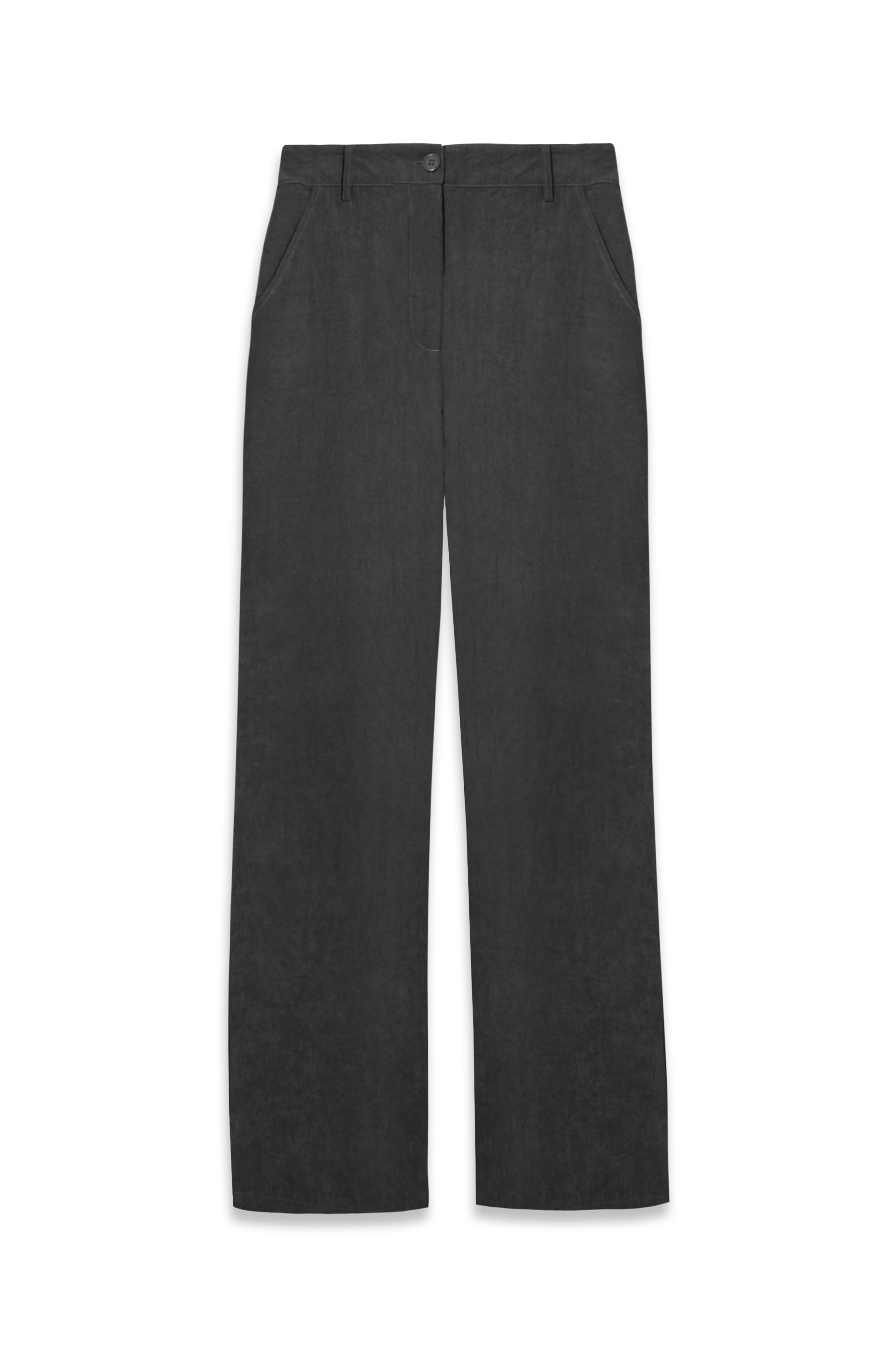 Kennedy Straight Leg Trouser in Ash